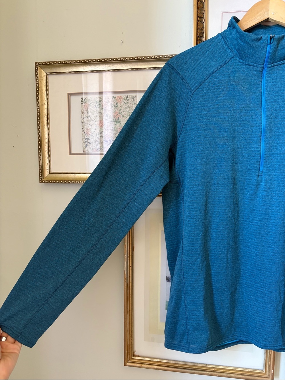 Patagonia Men's Capilene Thermal Weight Zip-Neck Long Sleeve Quarter Zip Large - Picture 8 of 9
